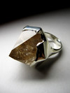 Крупное кольцо с кристаллом Кварца с Рутилом