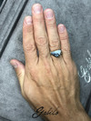 Крупное кольцо с опалом