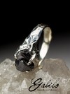 Серебряное кольцо с магнетитом