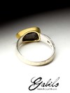 Серебряное кольцо с болдер опалом