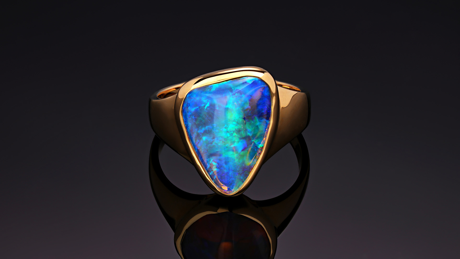 gold opal jewelry