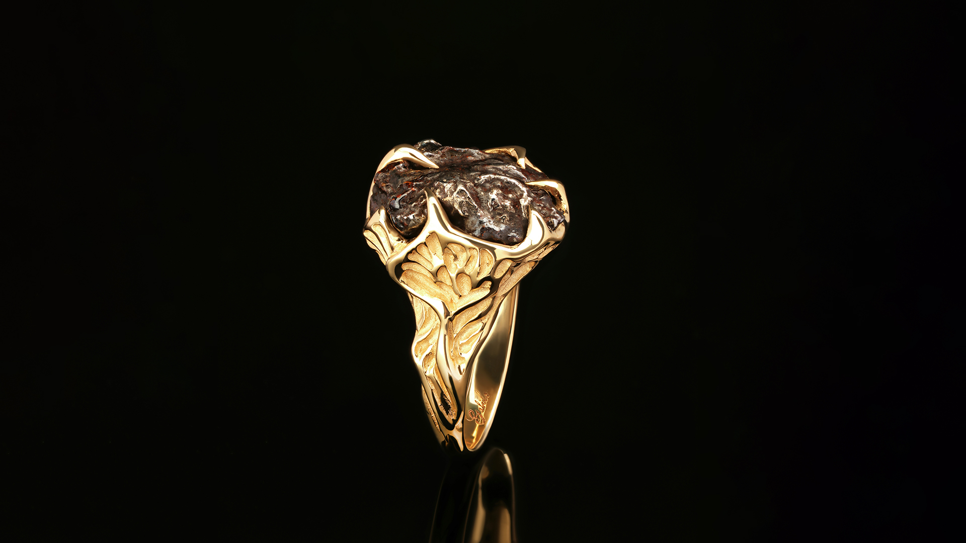 meteorite/Gold meteorite rings Alexey Gabilo.jpg