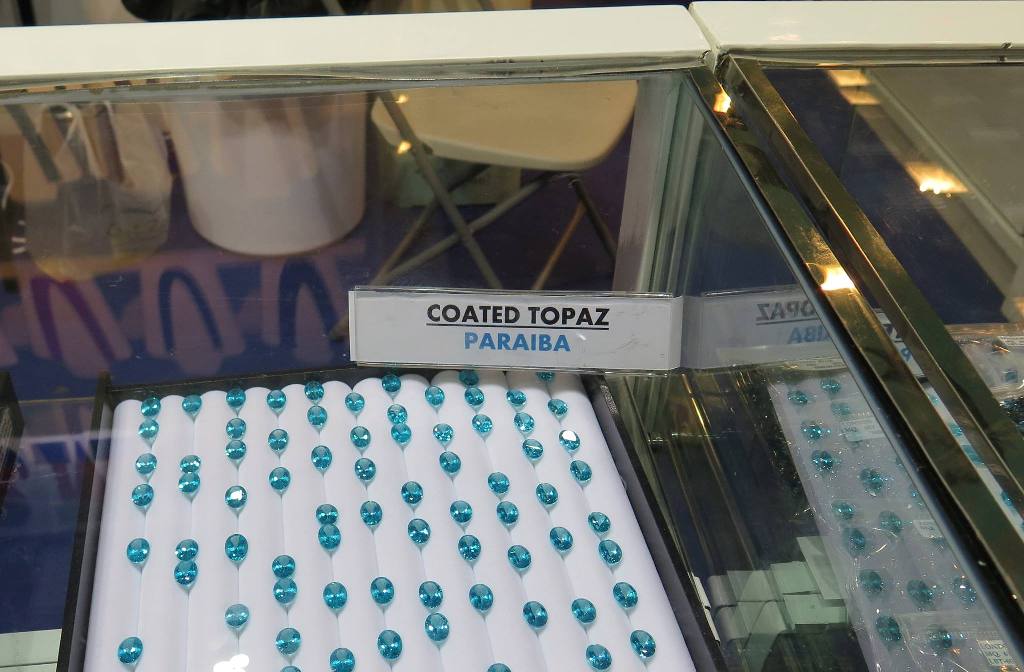 Осторожно, подделка: топаз параиба - coated topaz paraiba