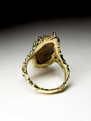 Золотое кольцо c Опалом