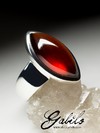 Серебряное кольцо с гессонитом