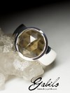 Серебряное кольцо с раухтопазом