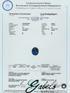 Темно-синий сапфир овал 0.62 карата с сертификатом