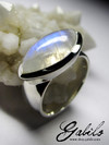 Крупное серебряное кольцо с адуляром
