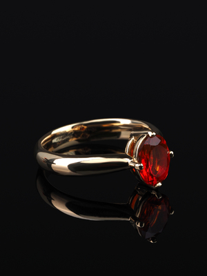 Золотое кольцо с Огненным Опалом