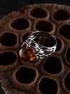 Золотое кольцо с кабошоном турмалина