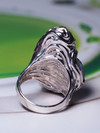 Серебряное кольцо с Агатовой Розой