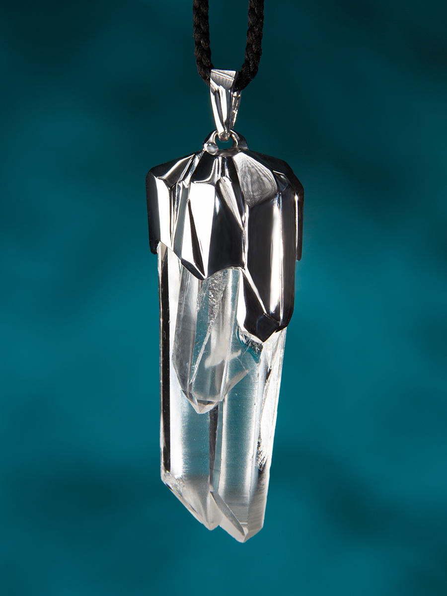 rock crystal pendant