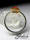 Серебряное кольцо со спессартином