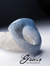 Кольцо из голубого кварца