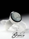 Мужское серебряное кольцо с аквамарином