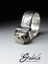 Серебряное кольцо с пиритом