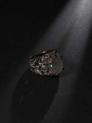 Серебряное кольцо с Лунным камнем