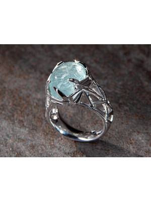 Серебряное кольцо с Аквамарином