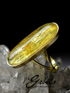 Золотой перстень с гелиодором