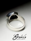Серебряное кольцо с чароитом