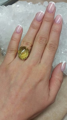 Золотое кольцо с гелиодором