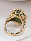 Золотое кольцо с нефритом 