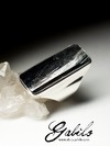 Крупное серебряное кольцо с шерлом