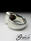 Серебряное кольцо с болдер опалом 