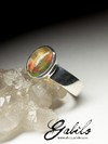 Серебряное кольцо с эфиопским опалом