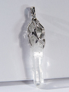 Серебряная подвеска с кристаллом Горного Хрусталя
