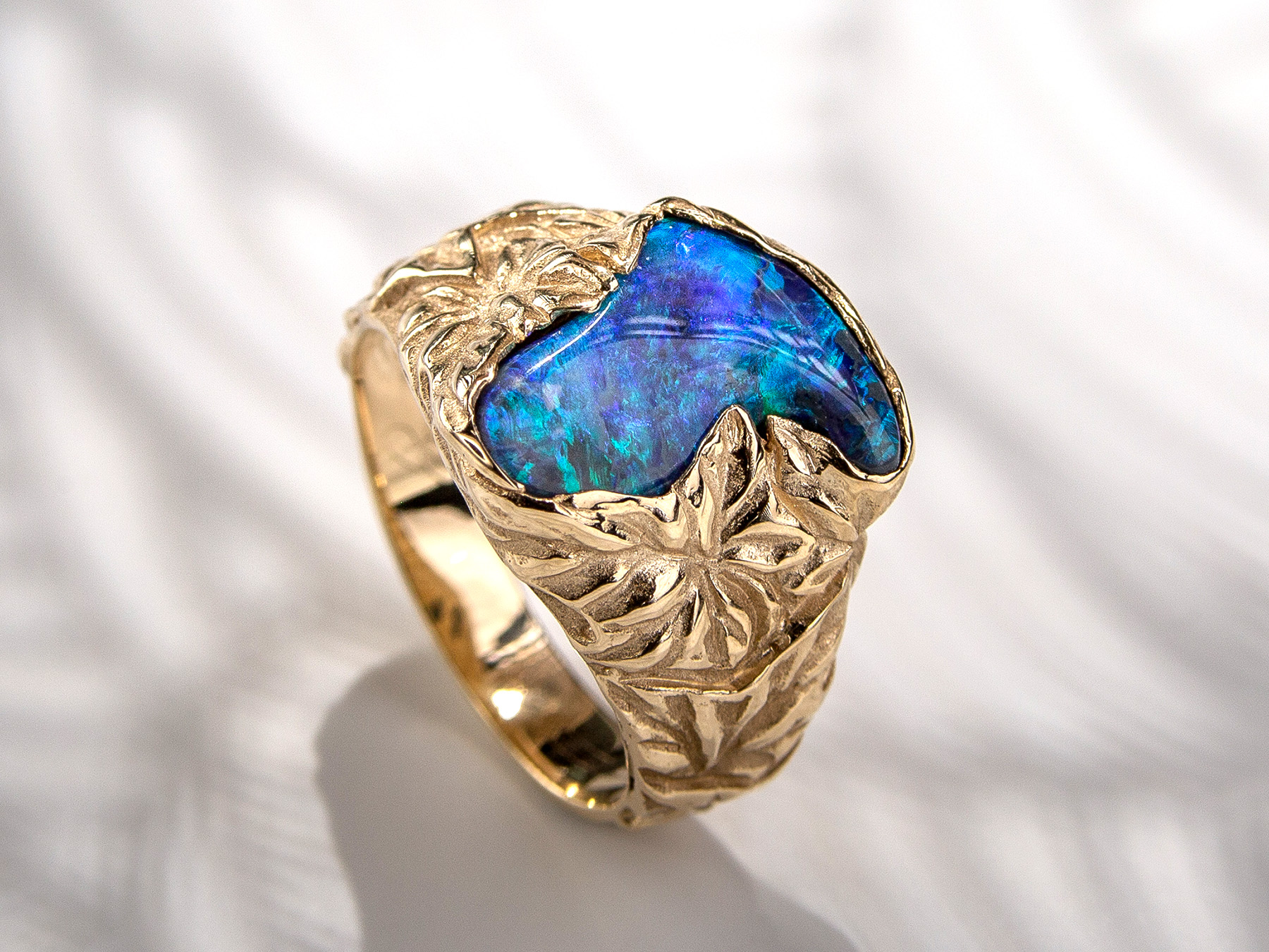 gold opal ring gabilo